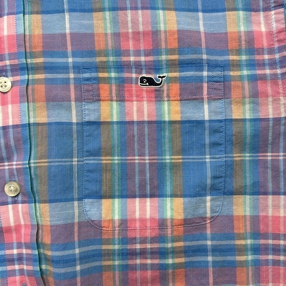 Mens Vineyard Vines Tucker Classic Fit Plaid Shirt - Picture 3 of 9